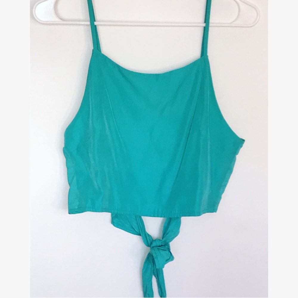 Teal Crop Top | Kaitlyn